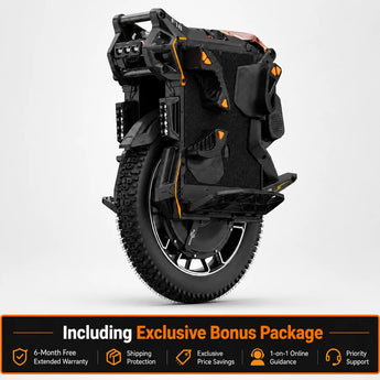 Kingsong F18 Electric Unicycle | 9000W Peak, 93mi Range, 67mph | IP56 & UL Certified
