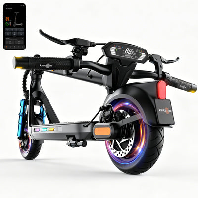 KingSong N14KSE Performance Electric Scooter, 900W Peak Power, 25-Mile Range, 10